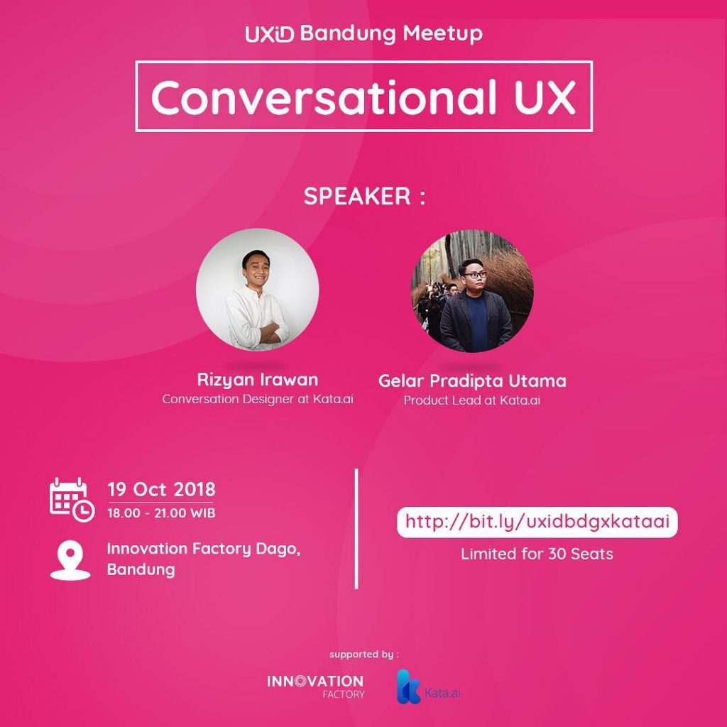 Conversational UX – UXID and Kata ai